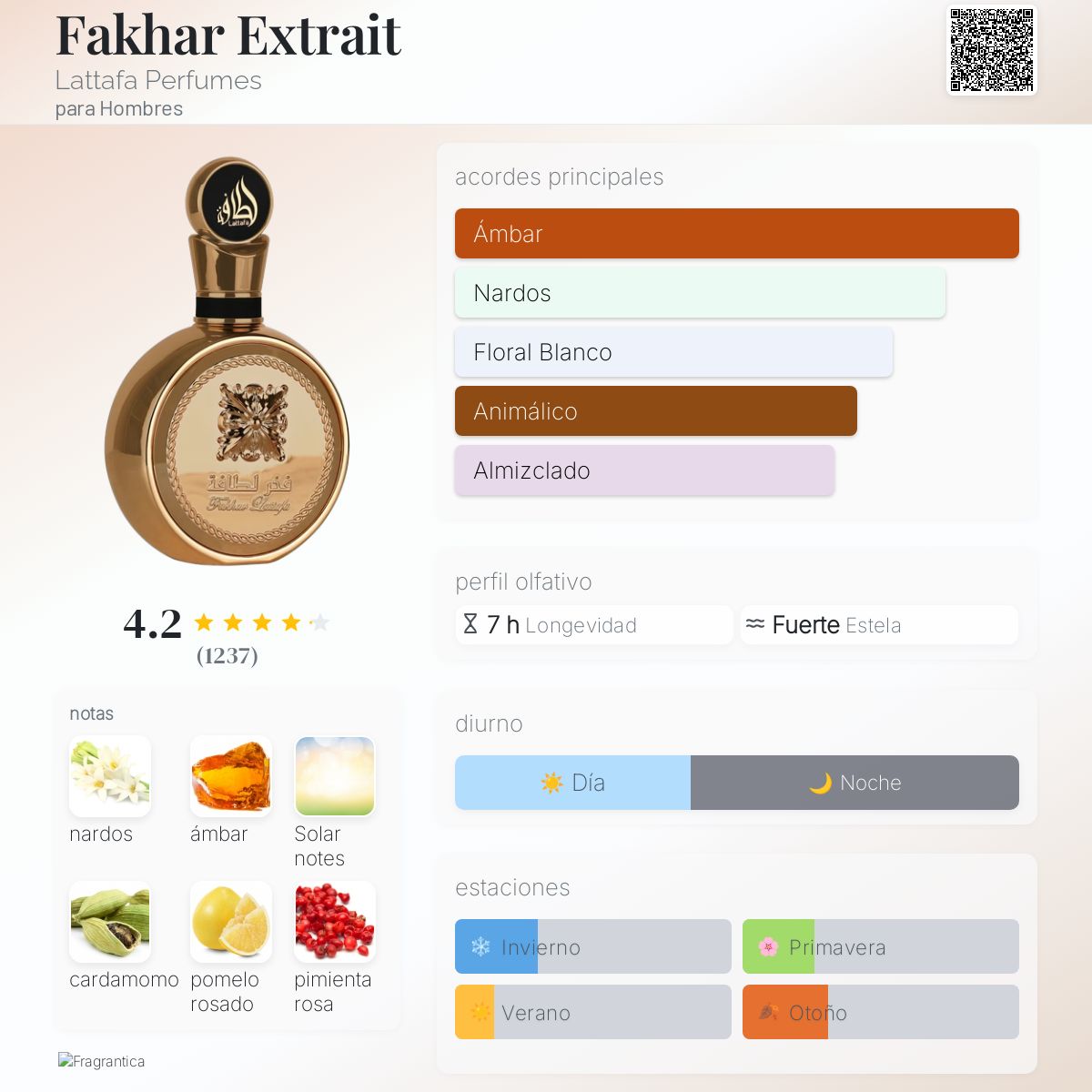 Lattafa fakhar Extrait EDP 100ml