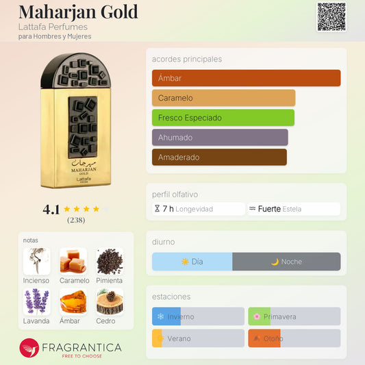 Lattafa MAHARJAN GOLD EDP 100ml