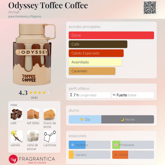 ODYSSEY TOFFEE COFFEE EDP100ml